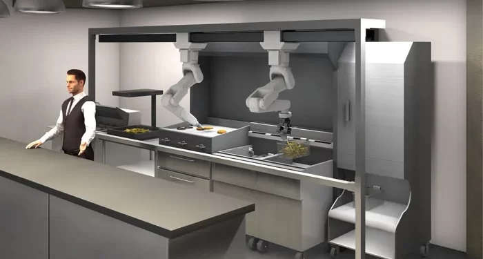 Miso Robotics Reimagines Kitchen Automation with Robotic Kitchen Assistant on a Rail