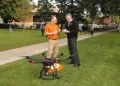 Orange Leaf Frozen Yogurt Celebrates World’s First Successful Frozen Yogurt Drone Delivery
