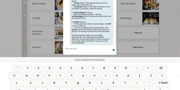 New Oracle AI Smart Assistant Capabilities Help Restaurants Streamline Operations and Support